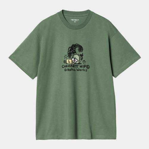 Carhartt WIP S/S Graphic Works T-Shirt - Duck Green