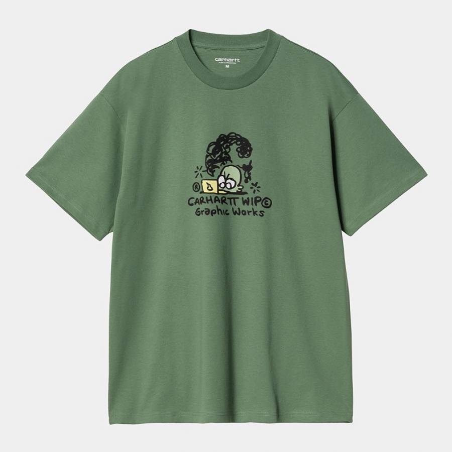 Carhartt WIP S/S Graphic Works T-Shirt - Duck Gree...