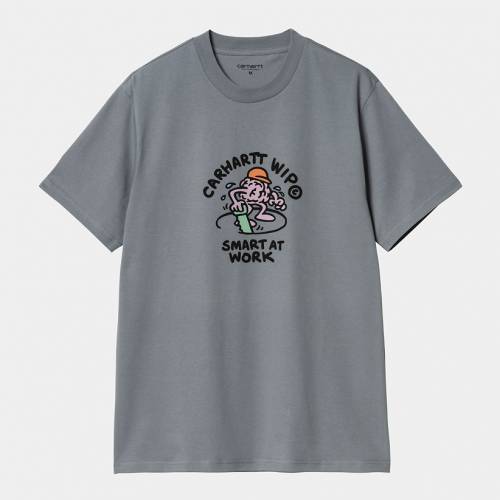 Carhartt WIP S/S Smart T-Shirt - Dove Grey