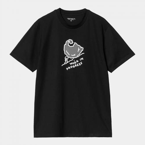 Carhartt WIP S/S Move On Up T-Shirt - Black / White