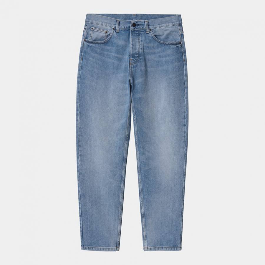 Carhartt WIP Newel Pant - Blue (Light Used Wash)