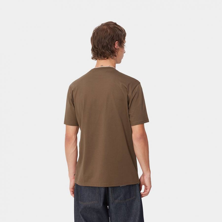 Carhartt WIP S/S Move On Up T-Shirt - Chocolate / Black