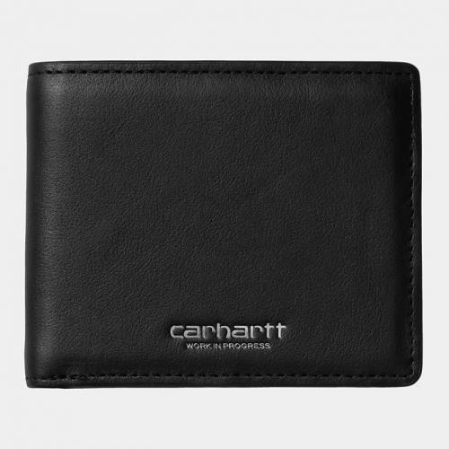 Carhartt WIP Vegas Billfold Wallet - Black / Silver