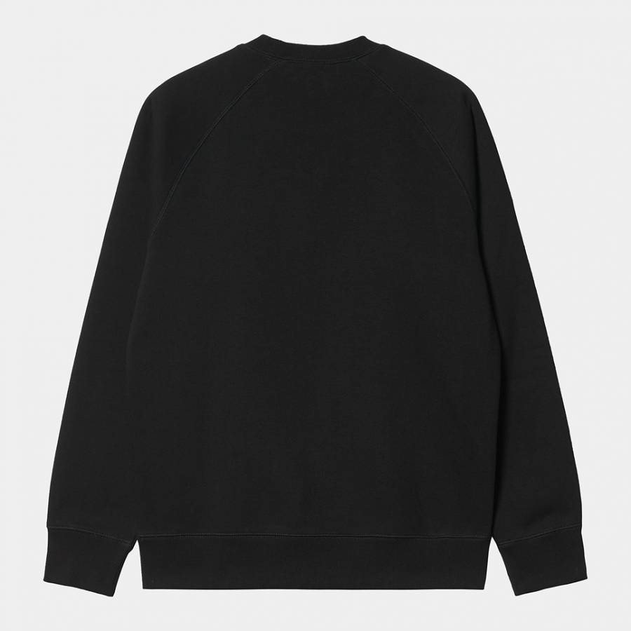 Carhartt WIP Chase Sweatshirt - Black / Gold