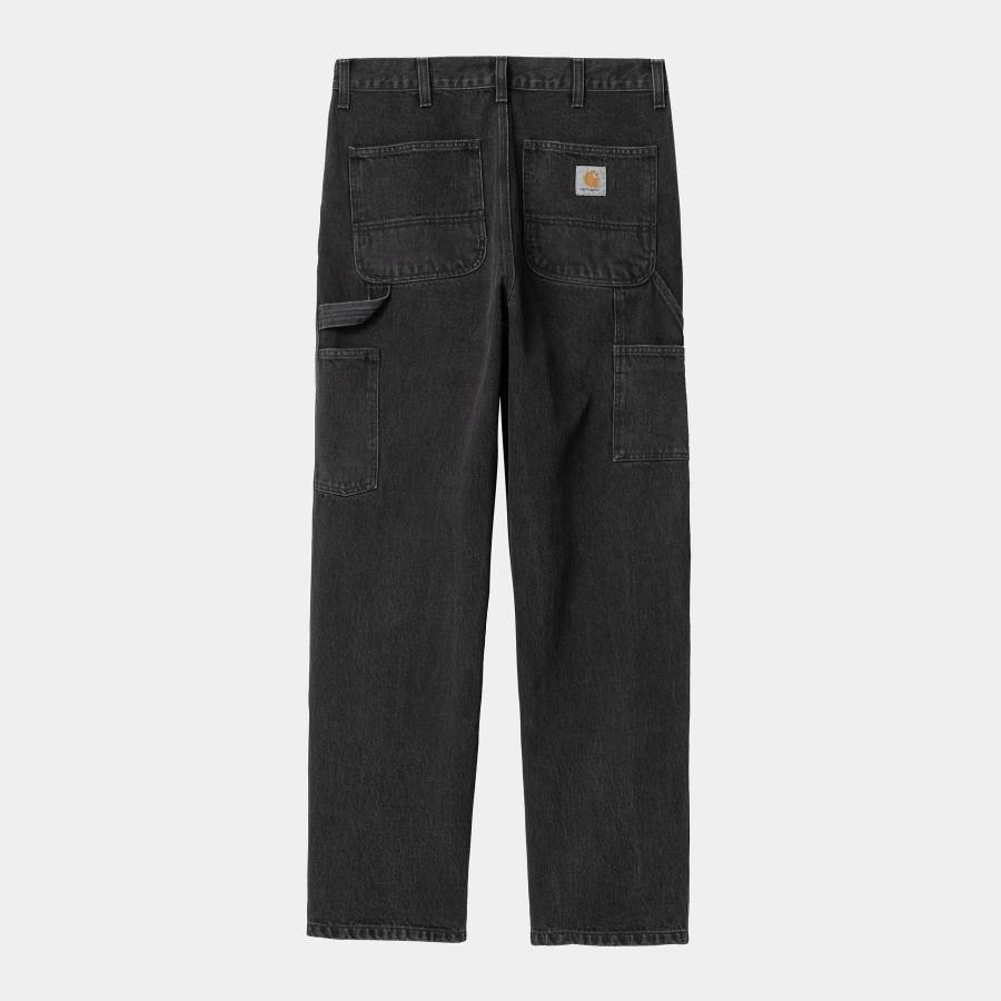 Carhartt WIP Double Knee Pant - Black (Stone Washe...