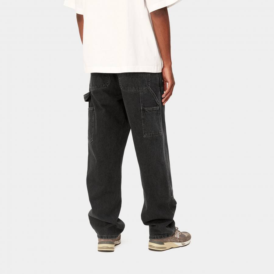 Carhartt WIP Double Knee Pant - Black (Stone Washed)