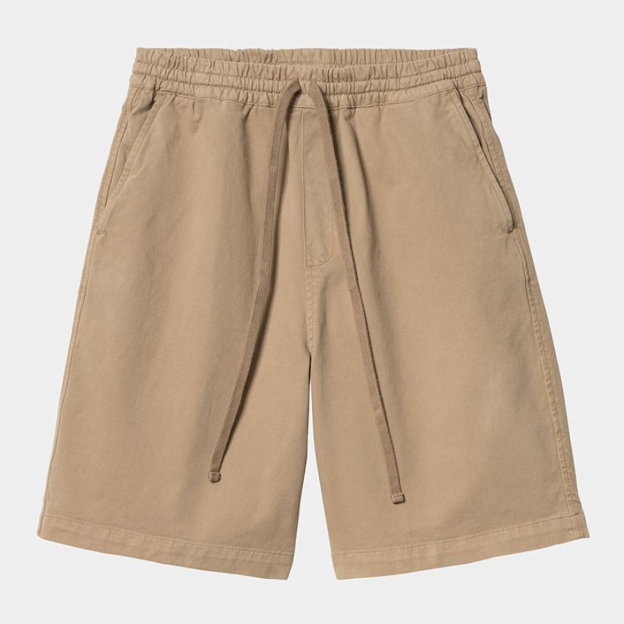 Carhartt WIP Floyde Shorts - Leather (Garment Dyed)