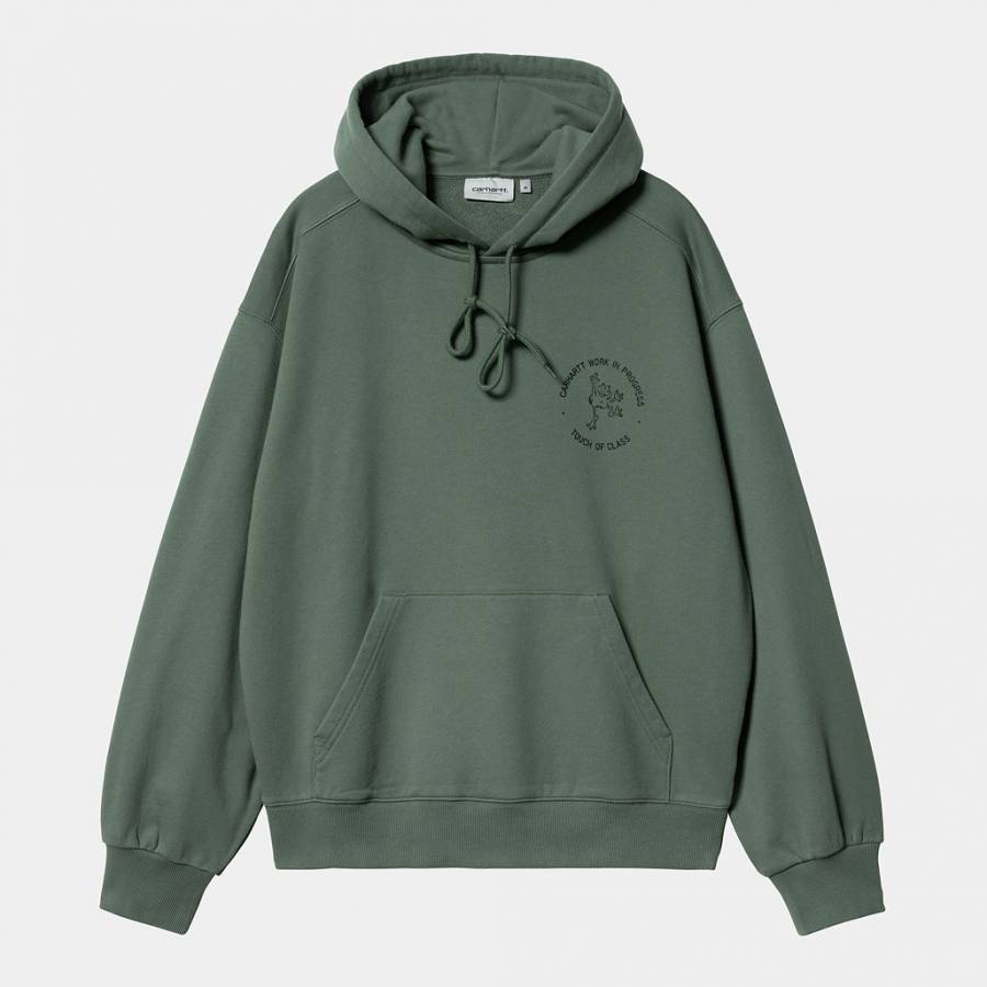 Carhartt WIP Stamp Sweat - Duck Green / Black (Sto...