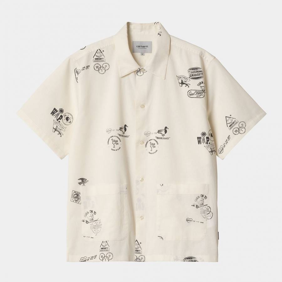 Carhartt WIP S/S Stamp Shirt - Wax