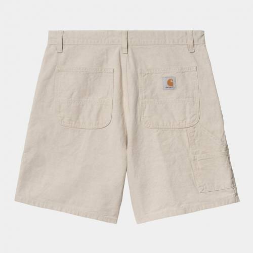 Carhartt WIP Walter Single Knee Short - Natural (Rinsed)