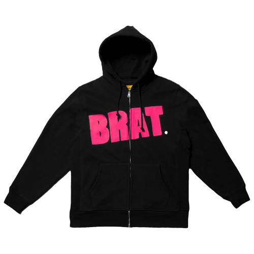 Carpet Company Brat Logo Zip Hoodie - Black
