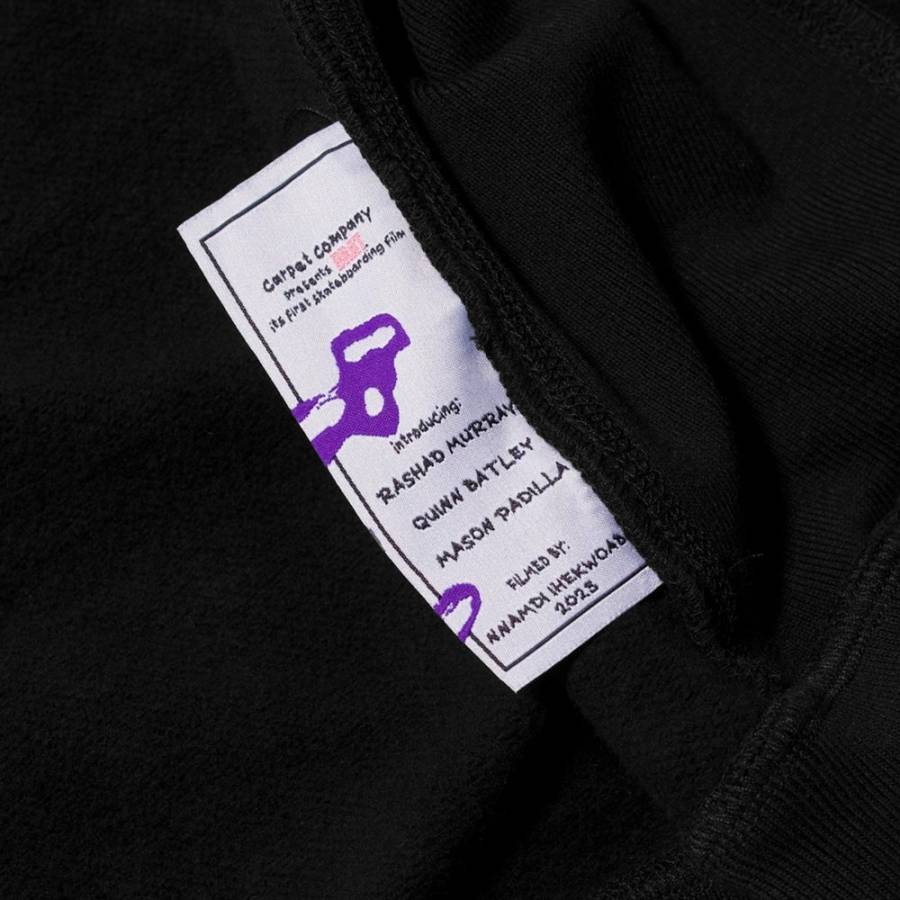 Carpet Company Brat Logo Zip Hoodie - Black