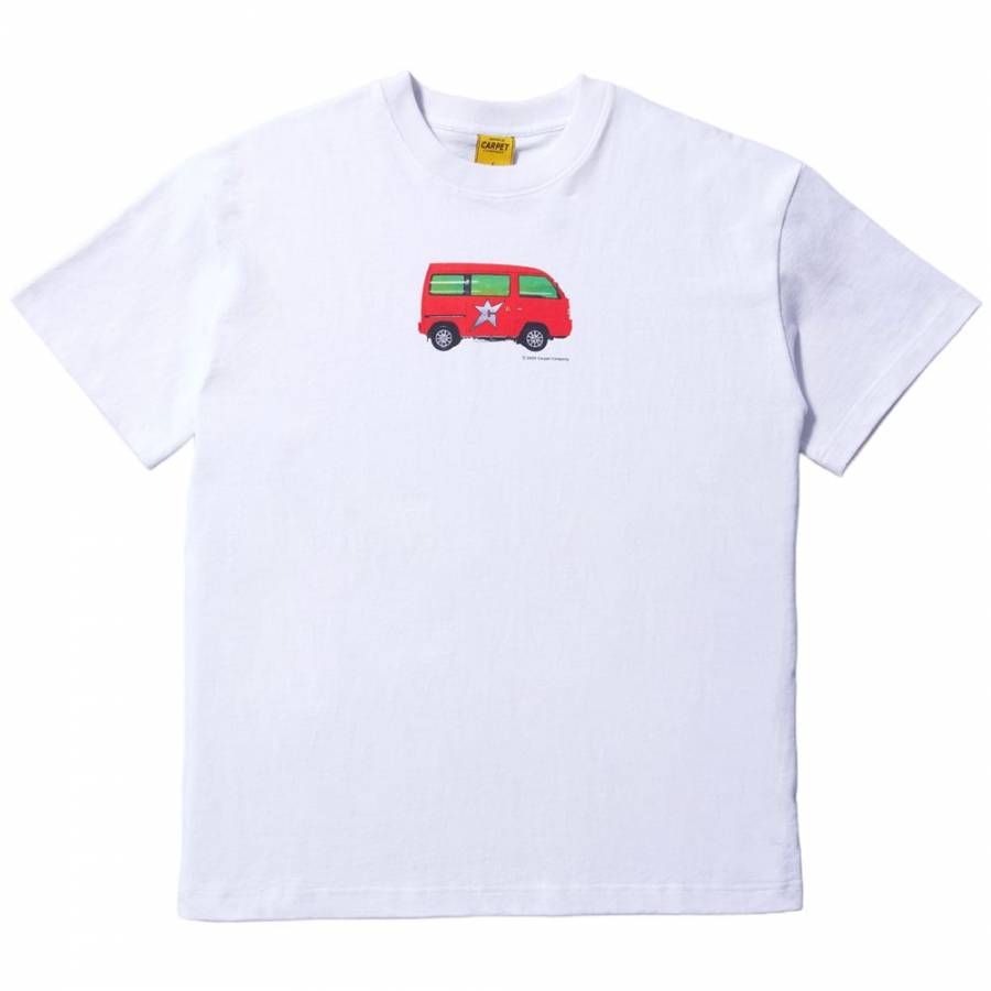 Carpet Company Tour Van T-Shirt - White
