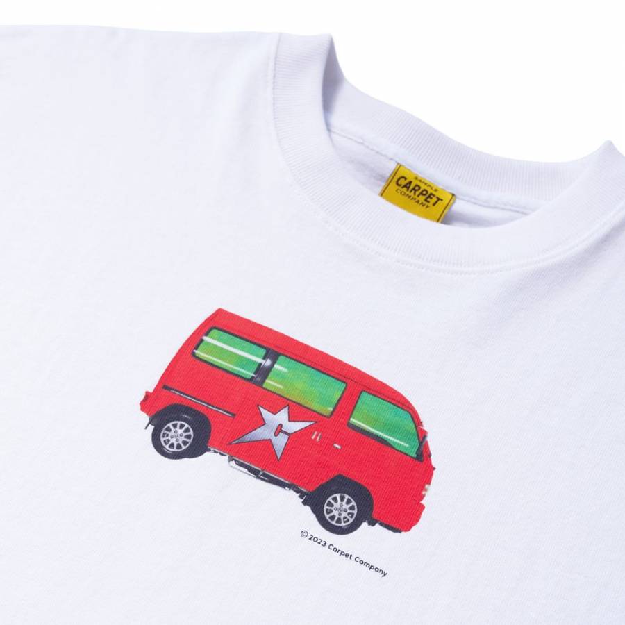 Carpet Company Tour Van T-Shirt - White