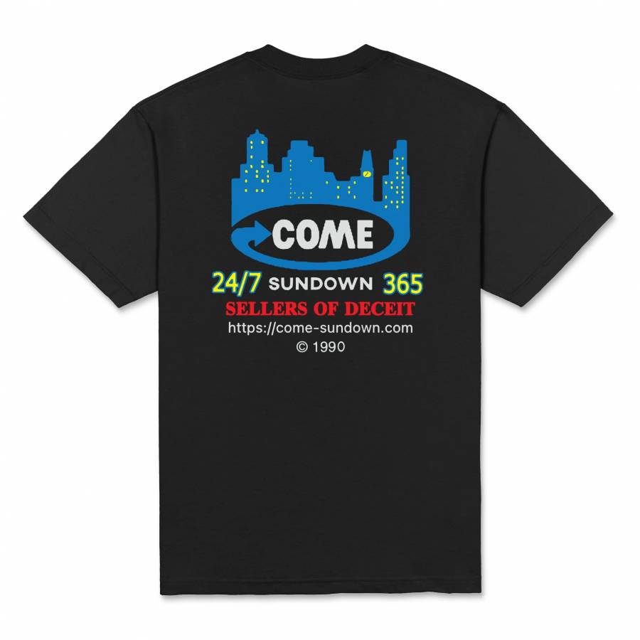 Come Sundown Deceit T-Shirt - Black