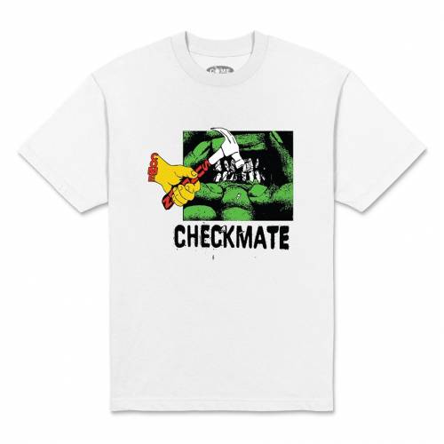 Come Sundown Checkmate S/S T-Shirt - White