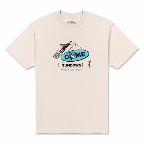 Come Sundown Nothing Heard S/S T-Shirt - Cream