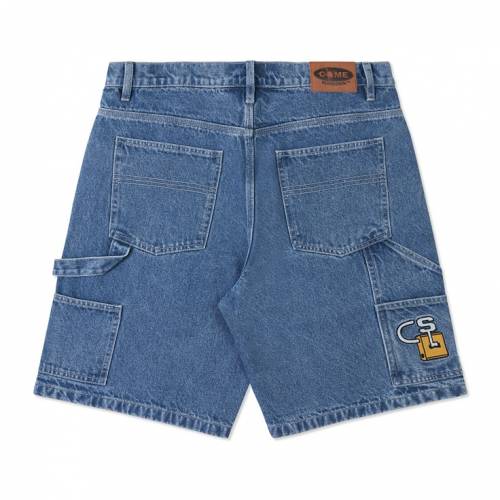 Come Sundown Lock Jean Shorts - Washed Blue