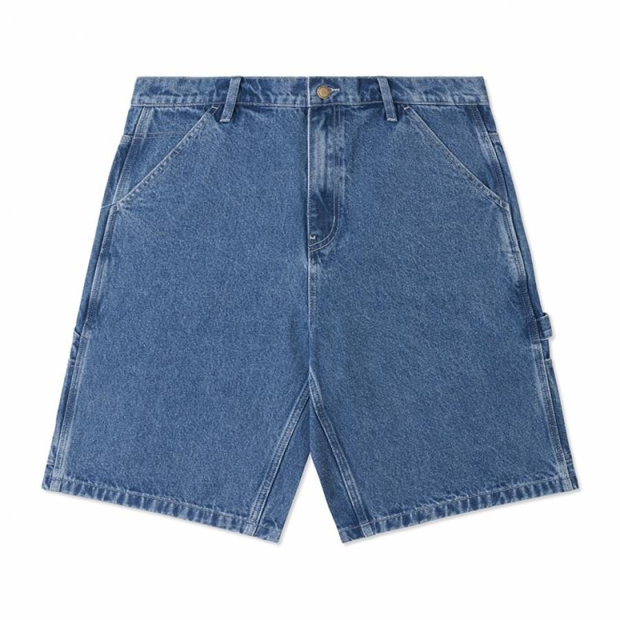 Come Sundown Lock Jean Shorts - Washed Blue