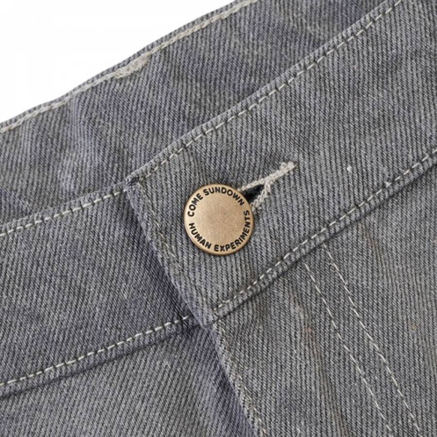 Come Sundown Lock Jean Shorts - Washed Grey