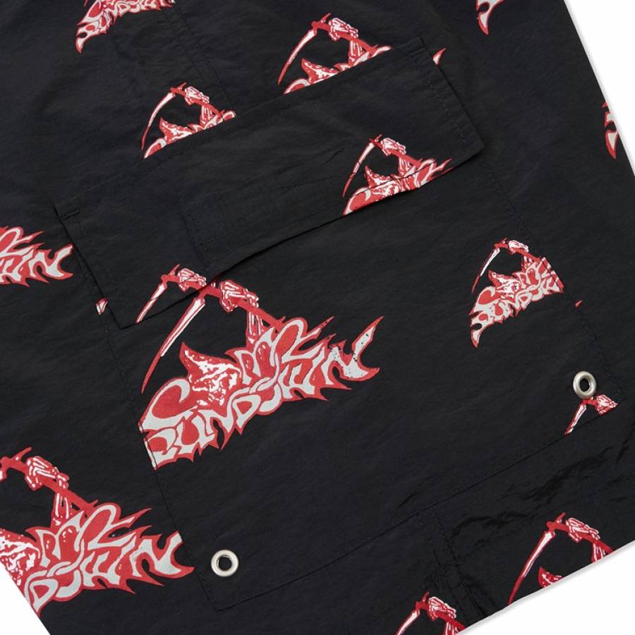 Come Sundown Looming Boardshorts - Black