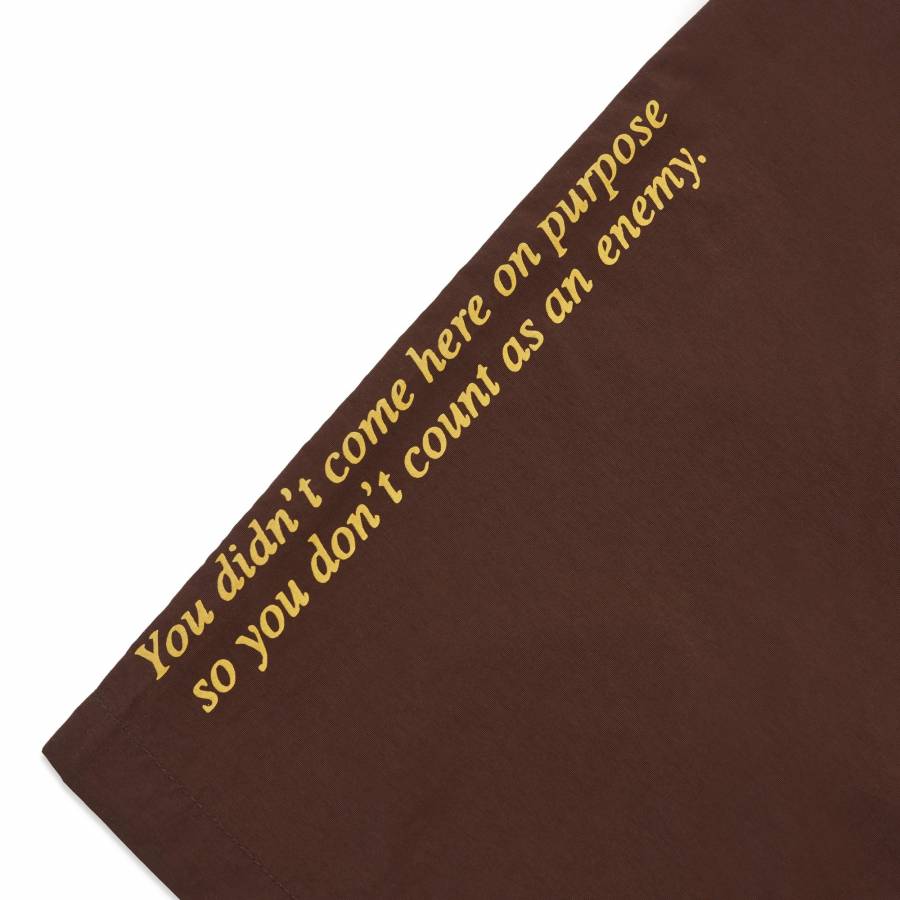 Come Sundown Split Shorts - Brown