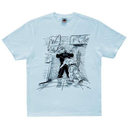 Damage Busted T-Shirt - Baby Blue