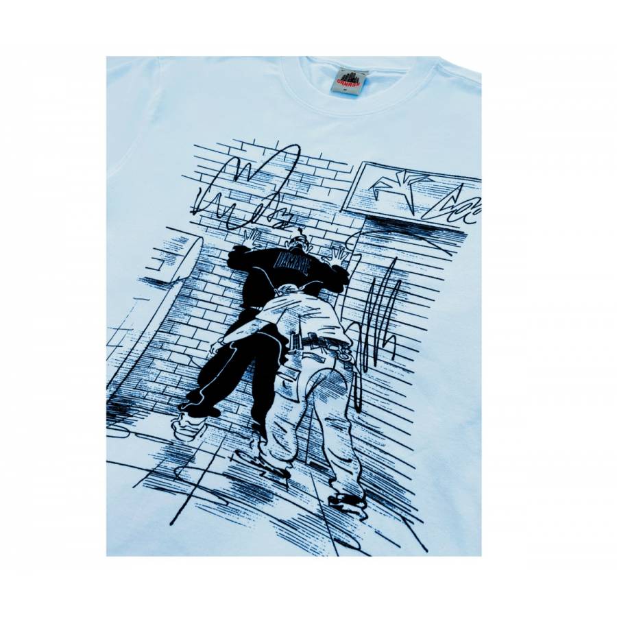 Damage Busted T-Shirt - Baby Blue