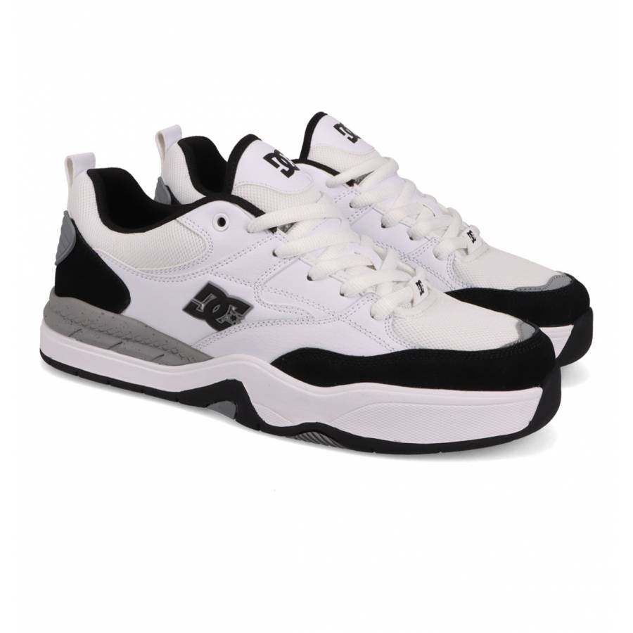 DC Shoes Ascend S Lace-Up Shoes - White / Black
