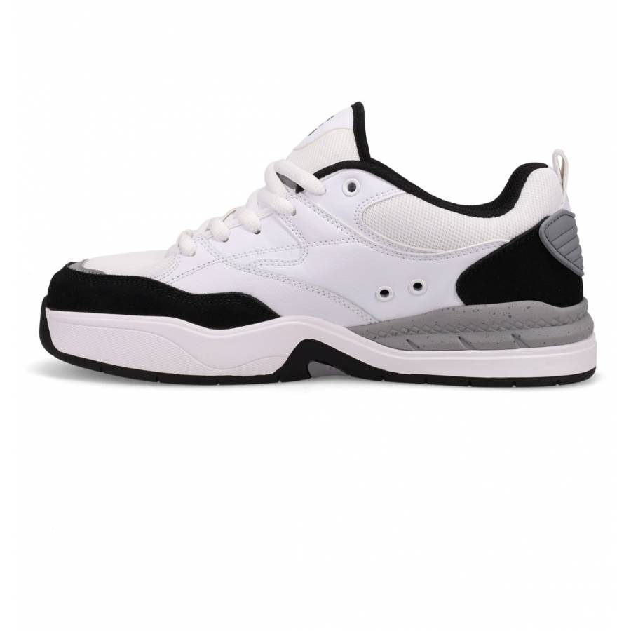 DC Shoes Ascend S Lace-Up Shoes - White / Black
