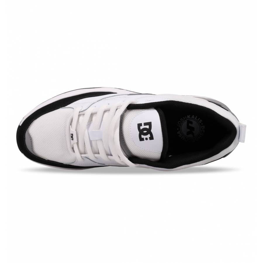DC Shoes Ascend S Lace-Up Shoes - White / Black