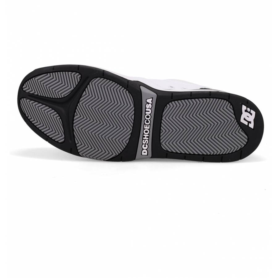 DC Shoes Ascend S Lace-Up Shoes - White / Black