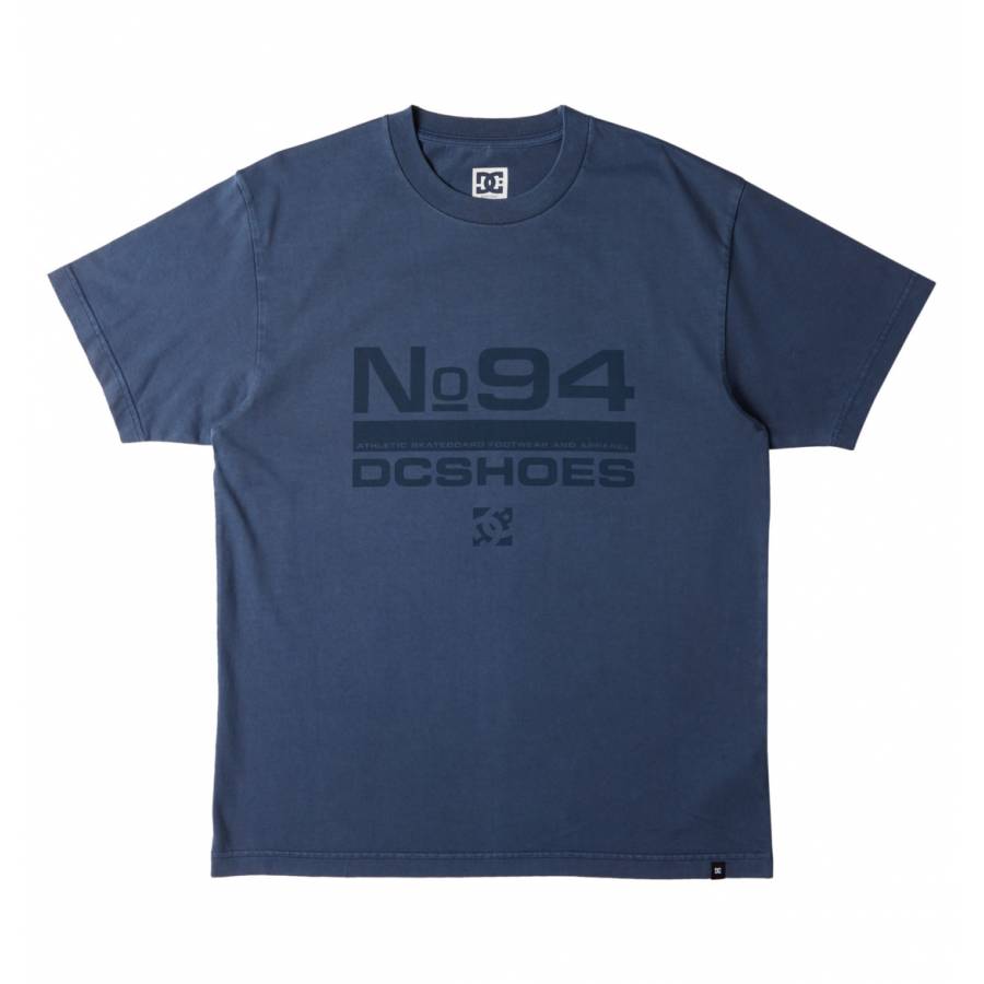 DC Shoes No 94 T-Shirt - Dress Blues Enzyme Wash