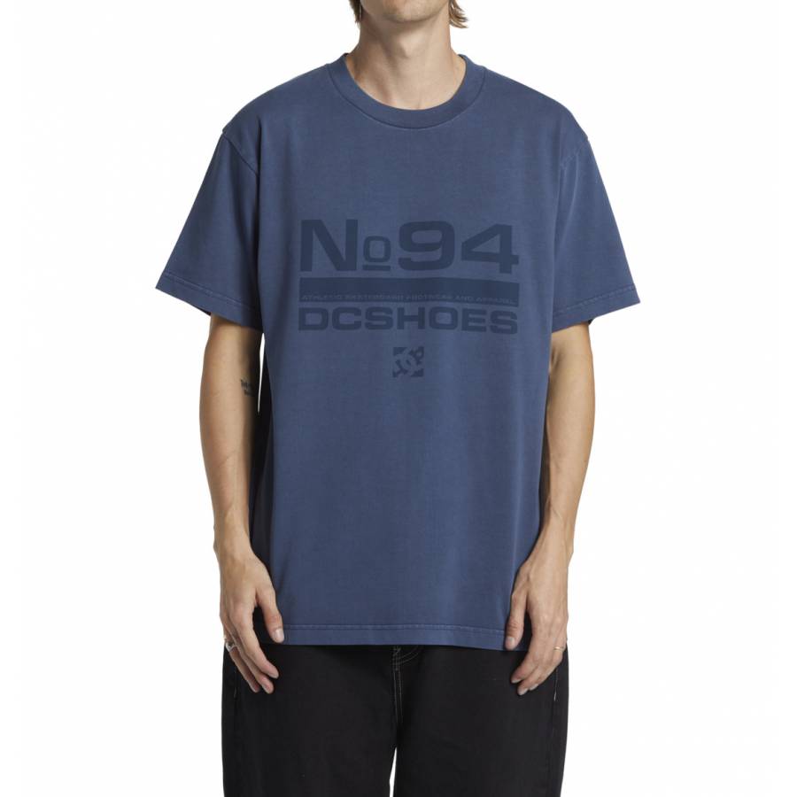 DC Shoes No 94 T-Shirt - Dress Blues Enzyme Wash