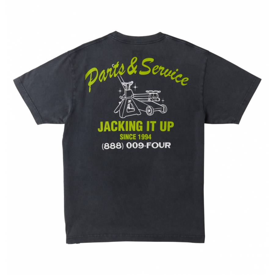 DC Shoes Parts And Service T-Shirt - Black Acid