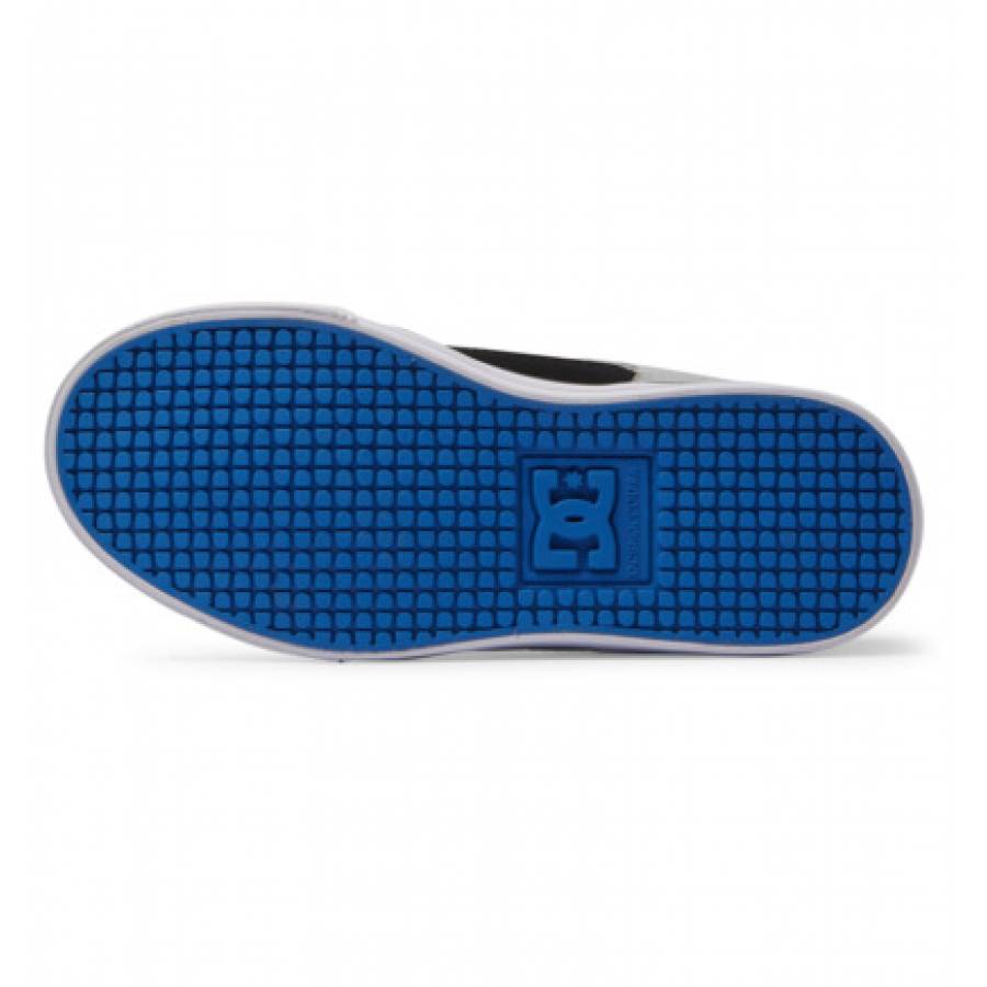 DC Shoes Pure Kids Shoes - White / Grey / Blue
