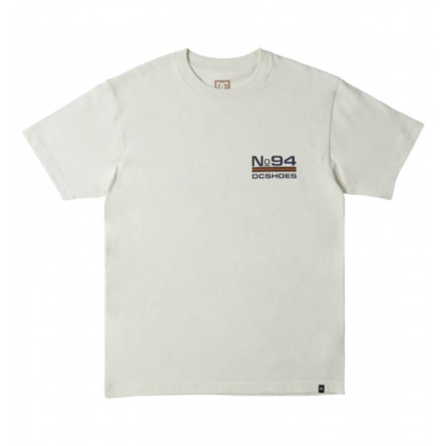 DC Shoes No 94 Worker Compass T-Shirt - Lily White
