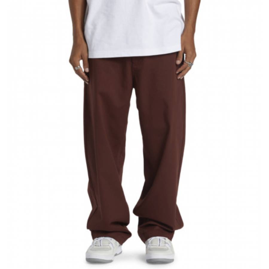 DC Shoes Worker Baggy Chino Pants - Bitter Chocolate