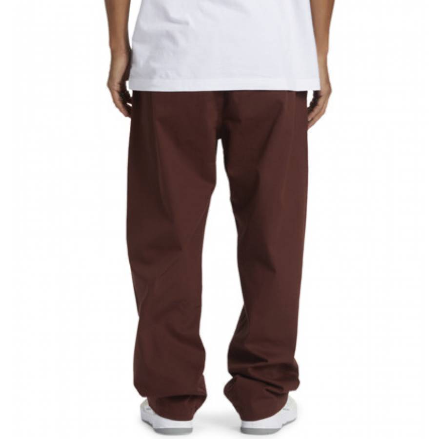 DC Shoes Worker Baggy Chino Pants - Bitter Chocolate