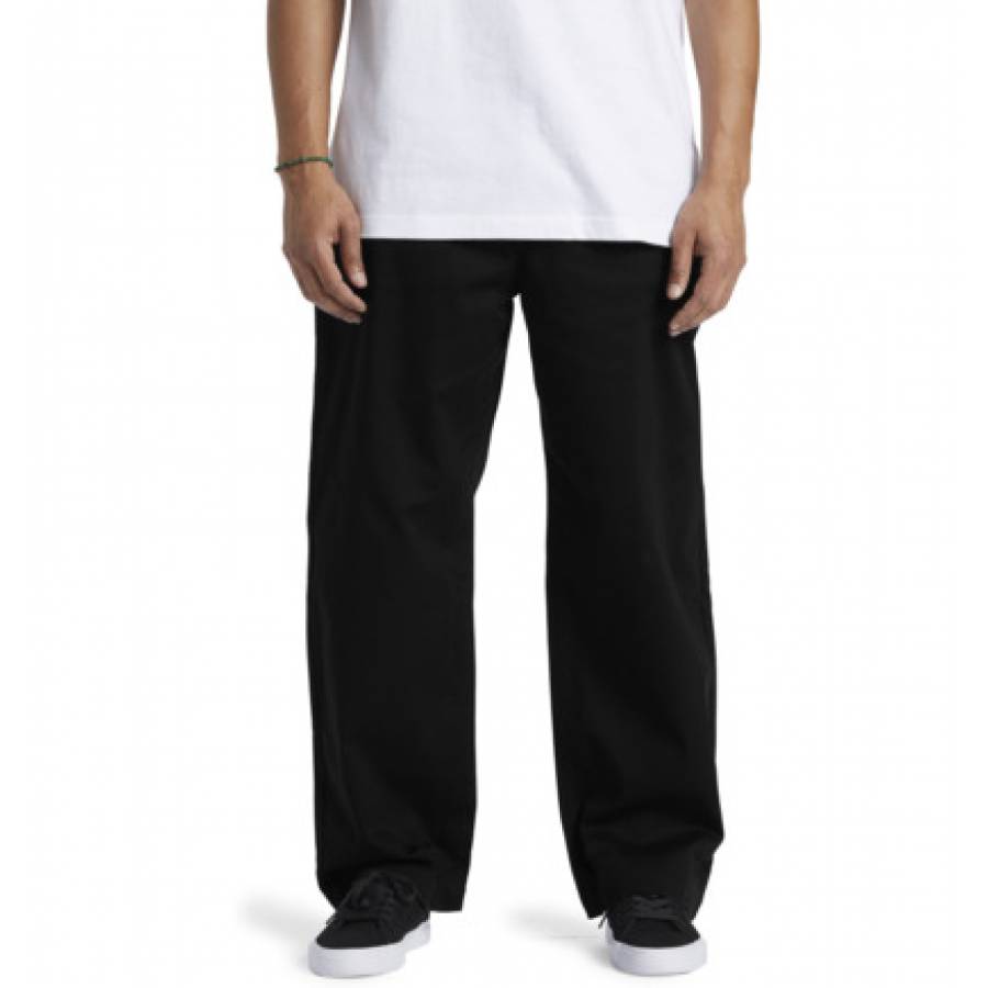 DC Shoes Worker Baggy Chino Pants - Black