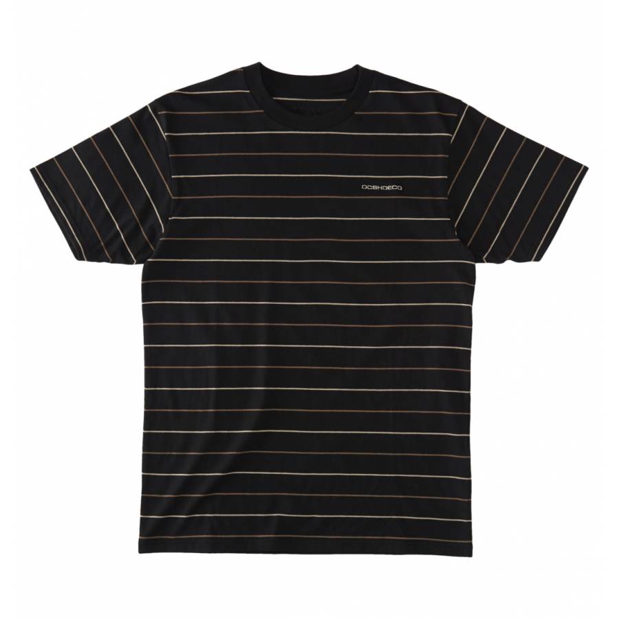 DC Shoes Lowstate Stripe T-Shirt - Pirate Black