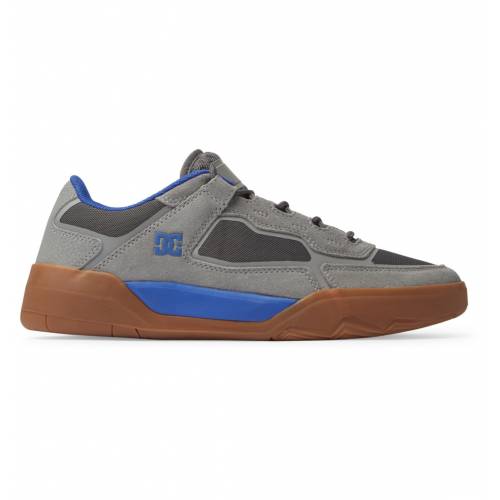 DC Shoes Metric S Leather Shoes - Grey / Gum