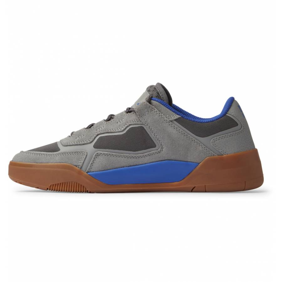 DC Shoes Metric S Leather Shoes - Grey / Gum