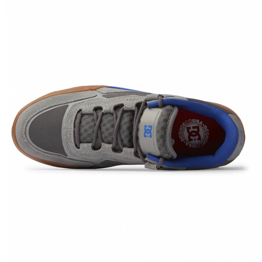 DC Shoes Metric S Leather Shoes - Grey / Gum