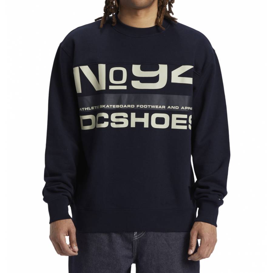 DC Shoes Static 94 Pullover Sweatshirt - Navy Blazer