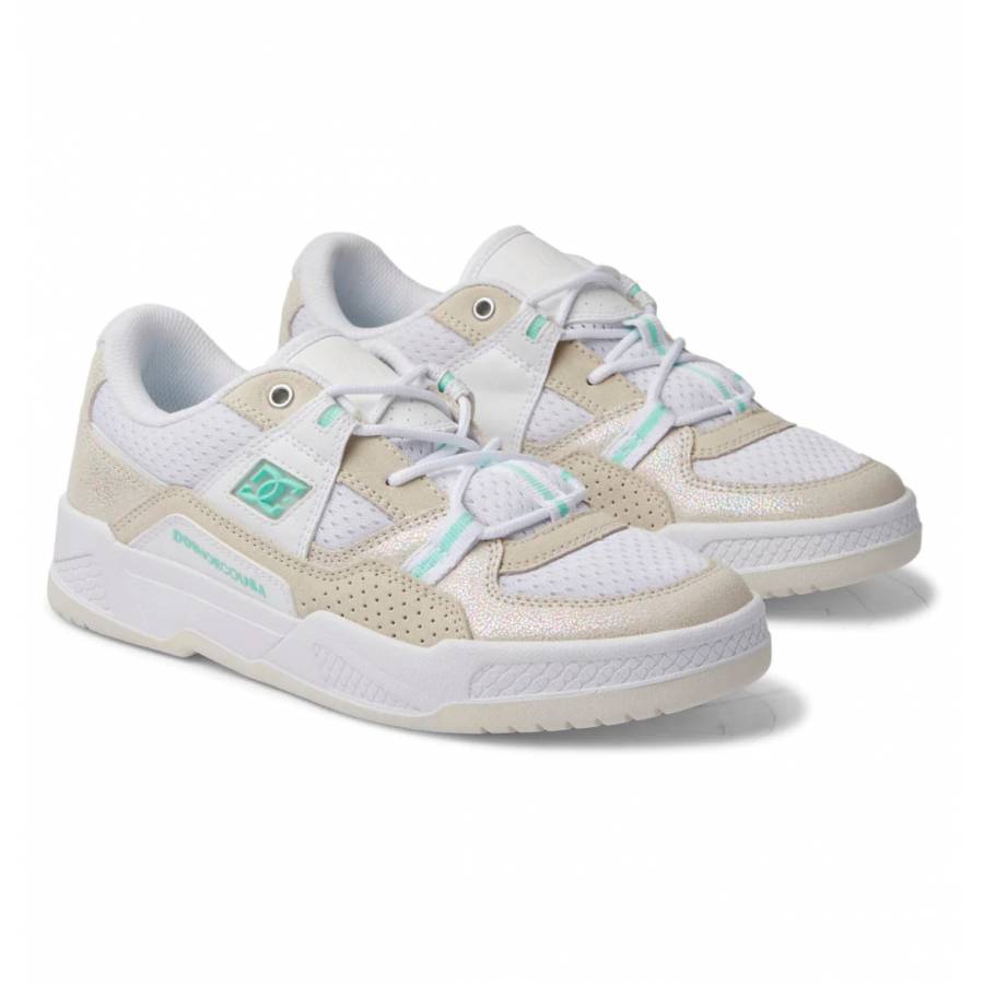 DC Shoes Women's Construct Shoes - White / Multi