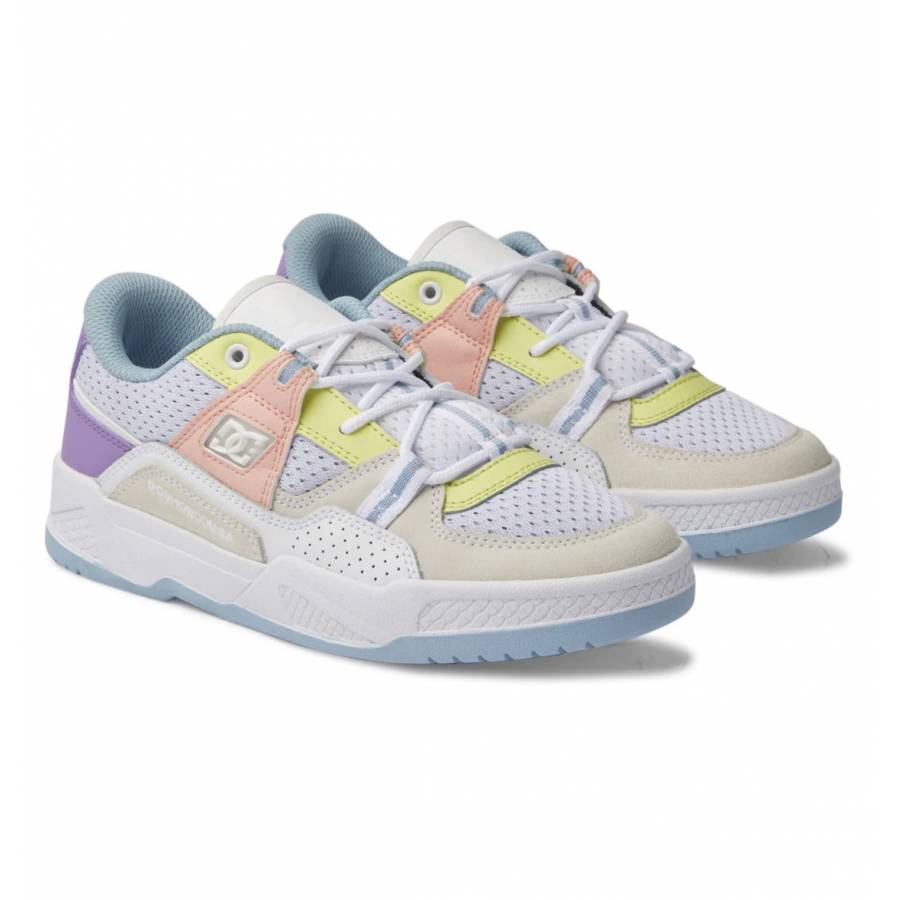 DC Shoes Women's Construct Shoes - White / Monogram
