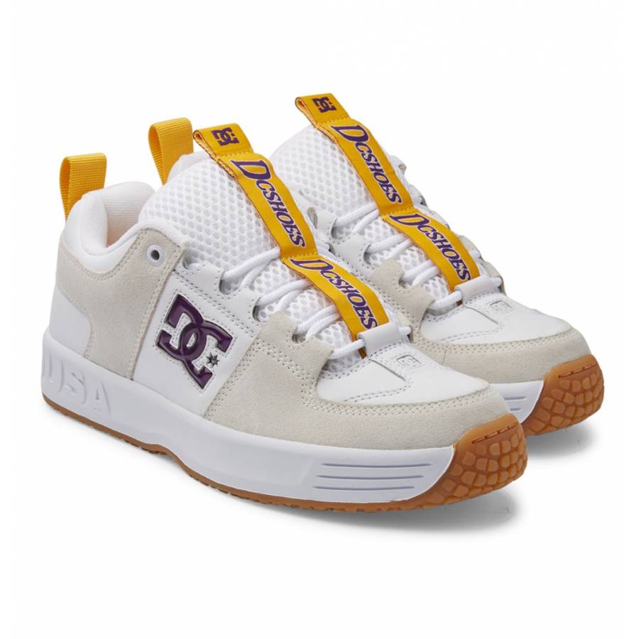 DC Shoes Lynx OG Championship Shoes - White / Purple