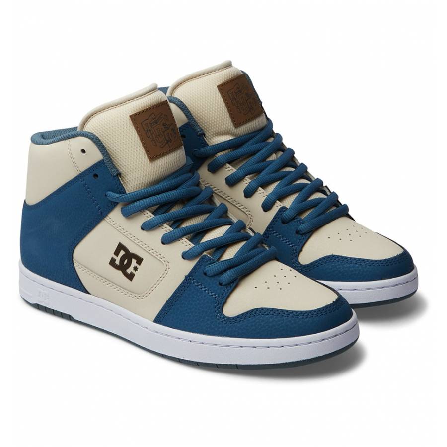 DC Shoes Manteca 4 Hi Shoes - Grey / Blue / White