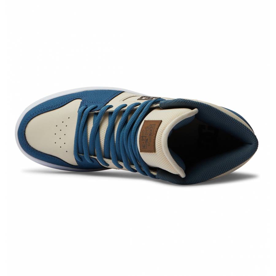 DC Shoes Manteca 4 Hi Shoes - Grey / Blue / White